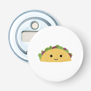 Awesome Cute Cartoon Kawaii Smiling Taco Bottle Opener