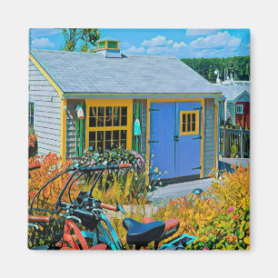 Awesome Cycling Painting Magnet
