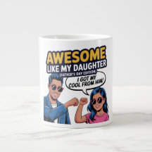 Awesome Dad & Daughter Father's Day Gift Cool Kids