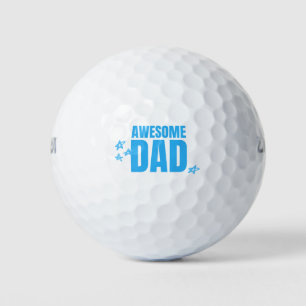 Awesome dad golf balls