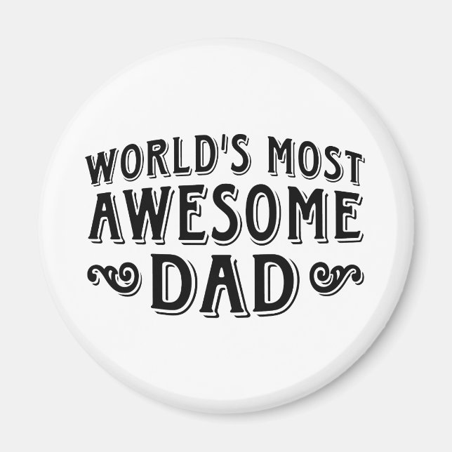 Awesome Dad Magnet (Front)