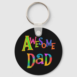 Awesome Dad T-shirts and Gifts Key Ring
