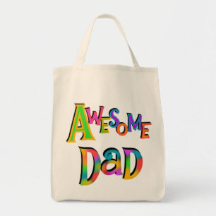 Awesome Dad T-shirts and Gifts Tote Bag