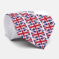 Awesome Dad UNION JACK UK FLAG Monogram 
