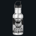 Awesome Daddy Since 20XX Simple Elegant Photo 532 Ml Water Bottle<br><div class="desc">This simple and modern design is composed of serif and cursive typography and add a custom photo</div>
