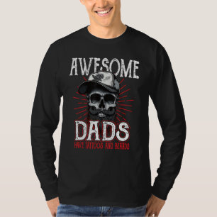 Awesome Dad's Have Tattoos Father Son Daughter Dad T-Shirt