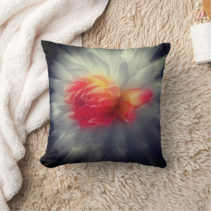 Awesome Dahlia Flower  Cushion