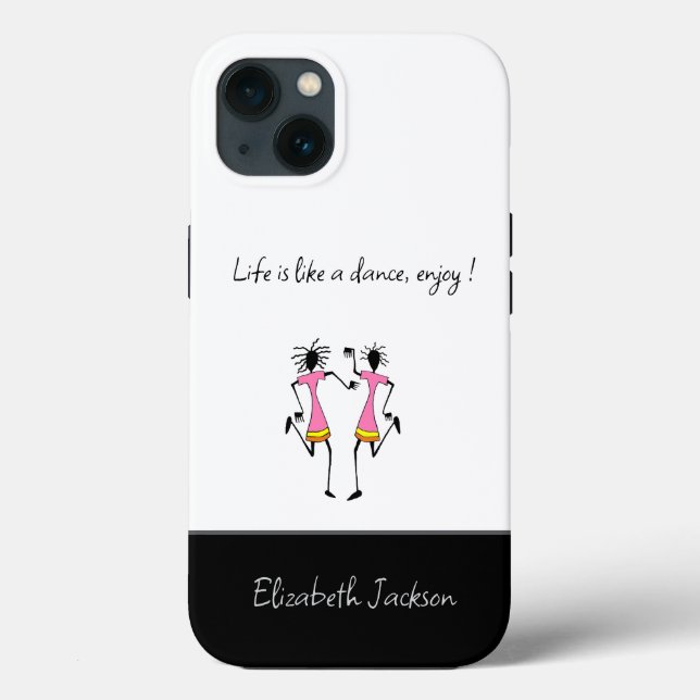 Awesome Dance and Rhythm iPhone / iPad case (Back)