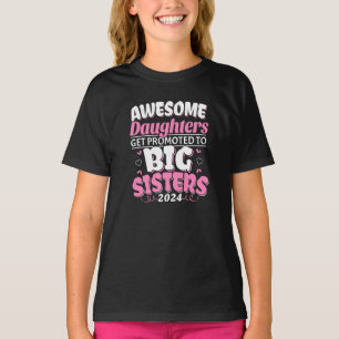 Awesome Daughter Promoted to Big Sister 2023 T-Shirt