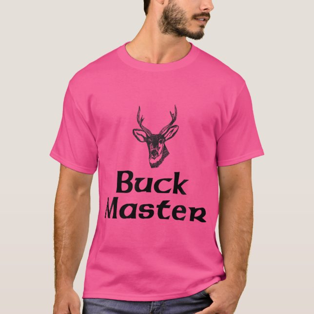 Awesome Deer Hunter Buck Master Hunting Gift Tee (Front)