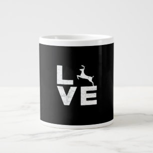 Awesome Deer Lover Trendy Aesthetic Design Large Coffee Mug