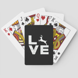 Awesome Deer Lover Trendy Aesthetic Design  Playing Cards