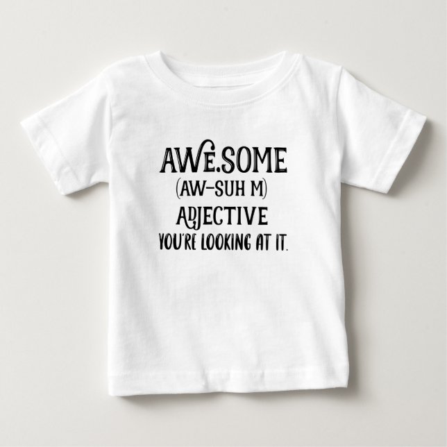 Awesome Definition T-shirt I'm Awesome Funny (Front)