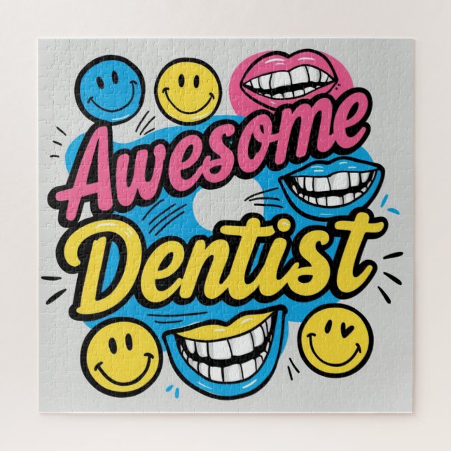 Awesome dentist thanks jigsaw puzzle (Vertical)