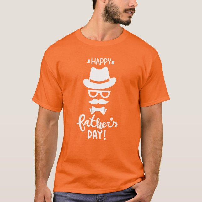 Awesome Design Saying Happy Father's Day T-Shirt (Front)