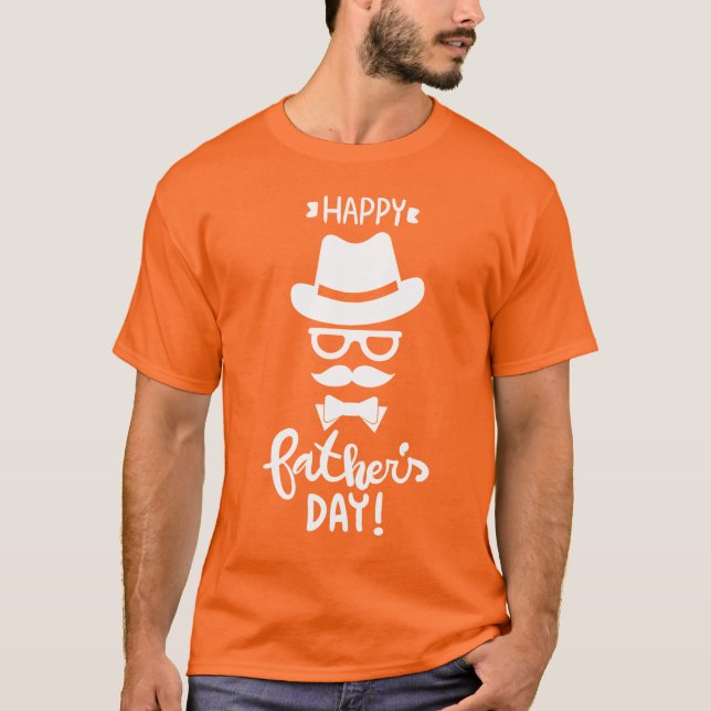 Awesome Design Saying Happy Father's Day T-Shirt (Front)