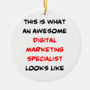 awesome digital marketing specialist ceramic tree decoration