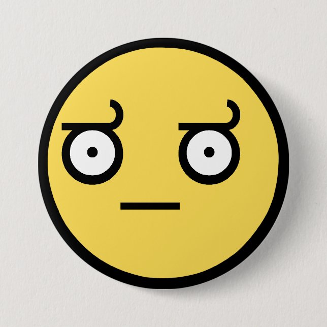 Awesome Disapproval Face 7.5 Cm Round Badge (Front)