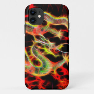 Awesome Dragon Fire on Lucky Energy Case-Mate iPhone Case