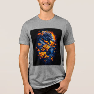 Awesome Dragon Tri-Blend Shirt