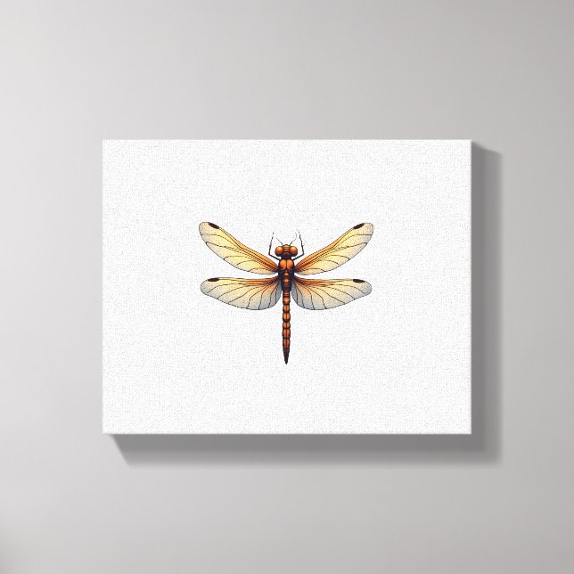 Awesome Dragonfly Costume for Boys and Girls Canvas Print (Front)
