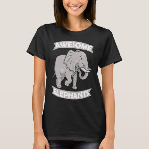 Awesome Elephants Zoo Circus Elephant conservative T-Shirt
