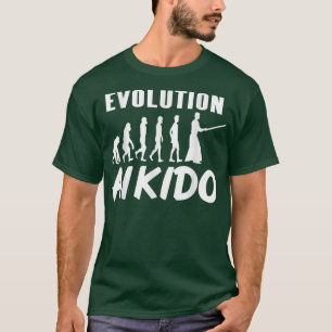 Awesome Evolution of Aikido Cool Designs Tee Prese