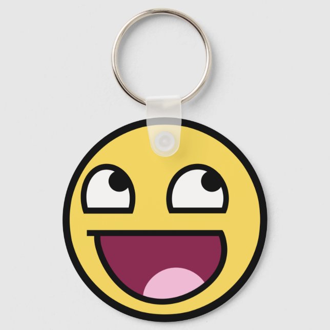 Awesome Face Keychain (Front)