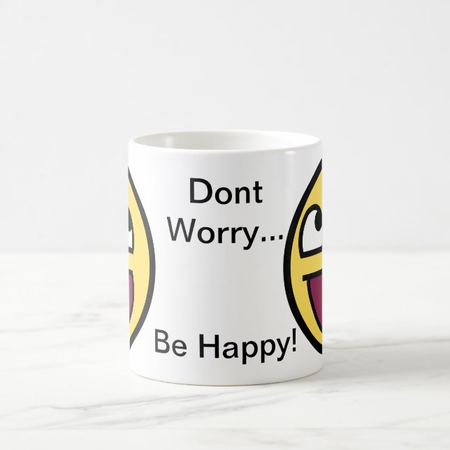 Awesome face products coffee mug (Center)