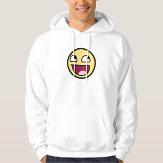 Awesome Face White Hoodie