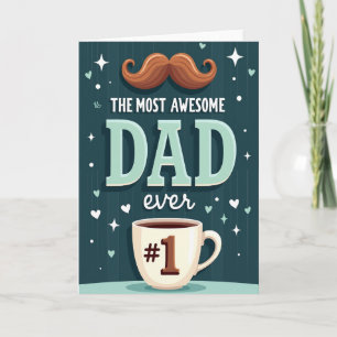 Awesome Fathers Day Art Card