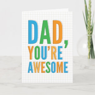 Awesome Father's Day Card