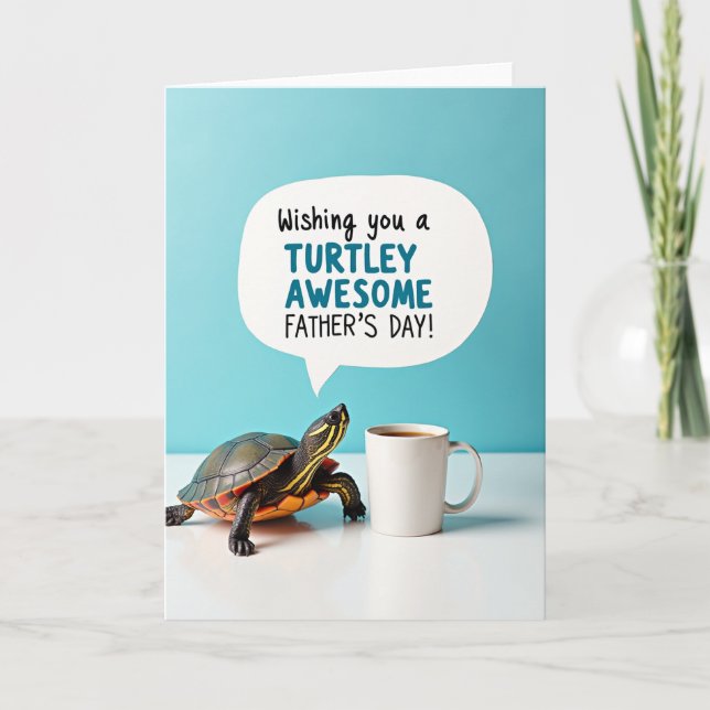 Awesome Fathers Day Reptile Card (Front)