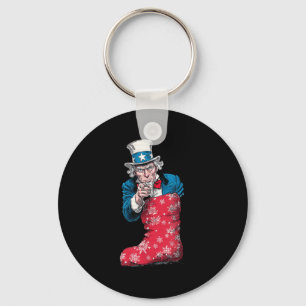 Awesome Festive Sock With Sam And Us Colours For C Key Ring