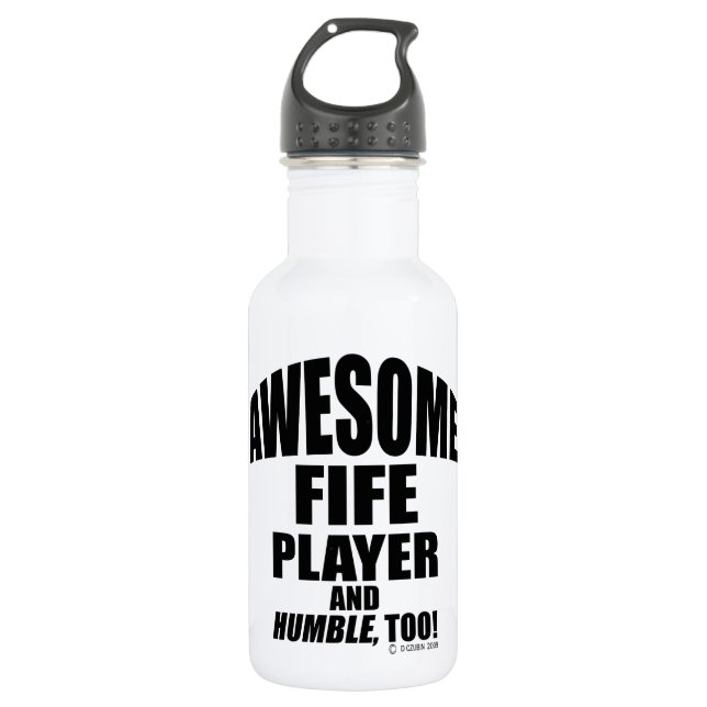 Awesome Fife Player 532 Ml Water Bottle (Front)