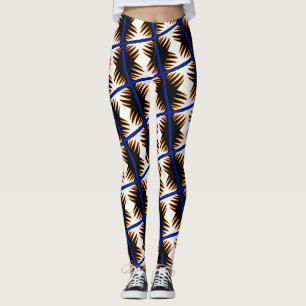 Awesome Fire Flames Abstract Print Leggings