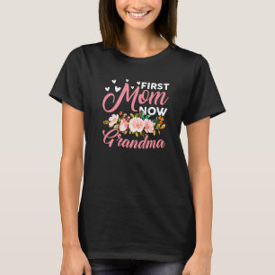 Awesome First Mum Now Grandma Family Matching Moth T-Shirt