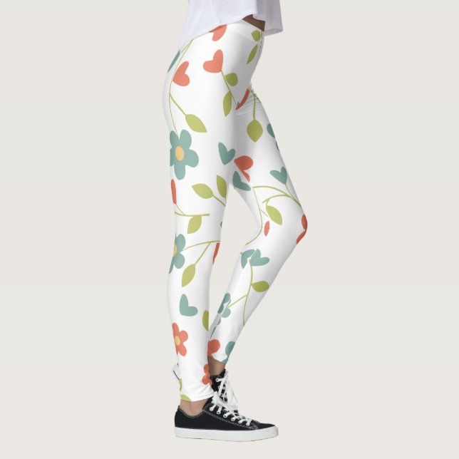 Awesome Floral Leggings for Women's (Right)