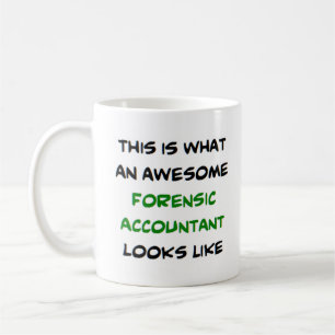 awesome forensic accountant coffee mug