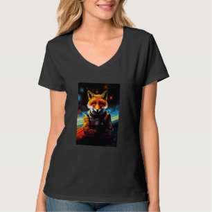 Awesome Fox Astronaut Cosmonaut Astronomy Fox T-Shirt