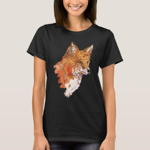 Awesome Fox     Tree Fox Wildlife   Women Men T-Shirt
