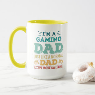 Awesome Gaming Dad Fathers Day Funny Gift Mug