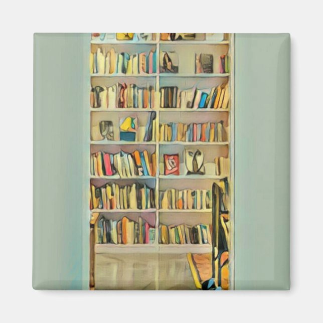 Awesome gifts for book lovers magnet (Front)