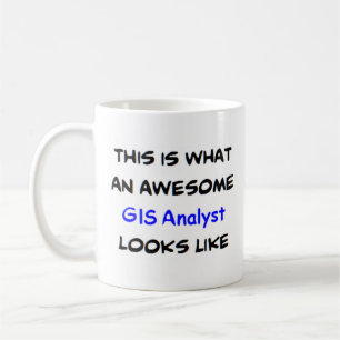 awesome gis analyst coffee mug