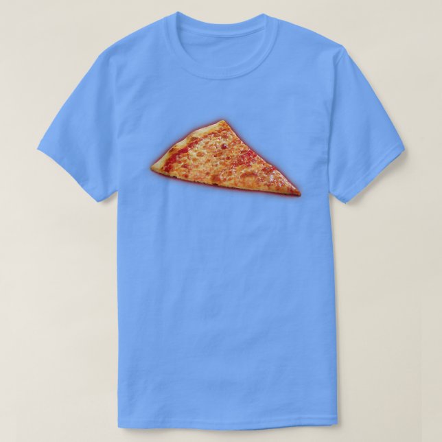 Awesome Glowing Cheese Pizza T-Shirt (Design Front)