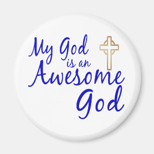 Awesome God Magnet