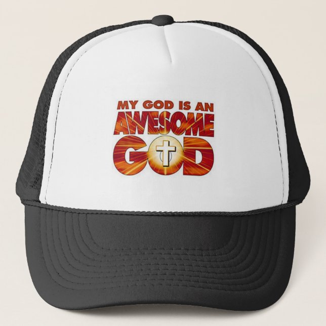 awesome GOD Trucker Hat (Front)