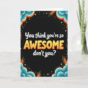 Awesome Gradient Birthday Card