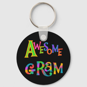 Awesome Gram T-shirts and Gifts Key Ring