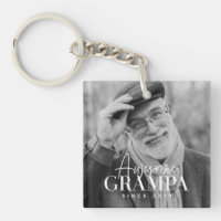Awesome Grampa Since 20XX Simple Elegant Photo